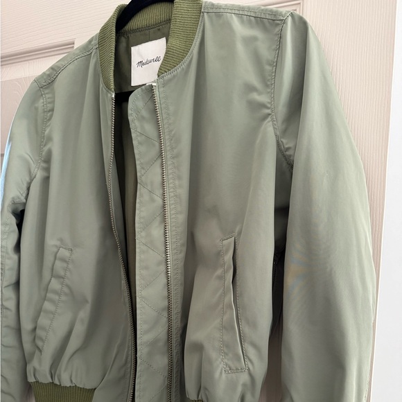 Madewell Green Bomber Jacket - Picture 4 of 6